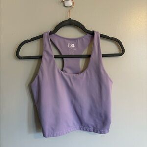 TSL Lavender Racerback Sports Bra